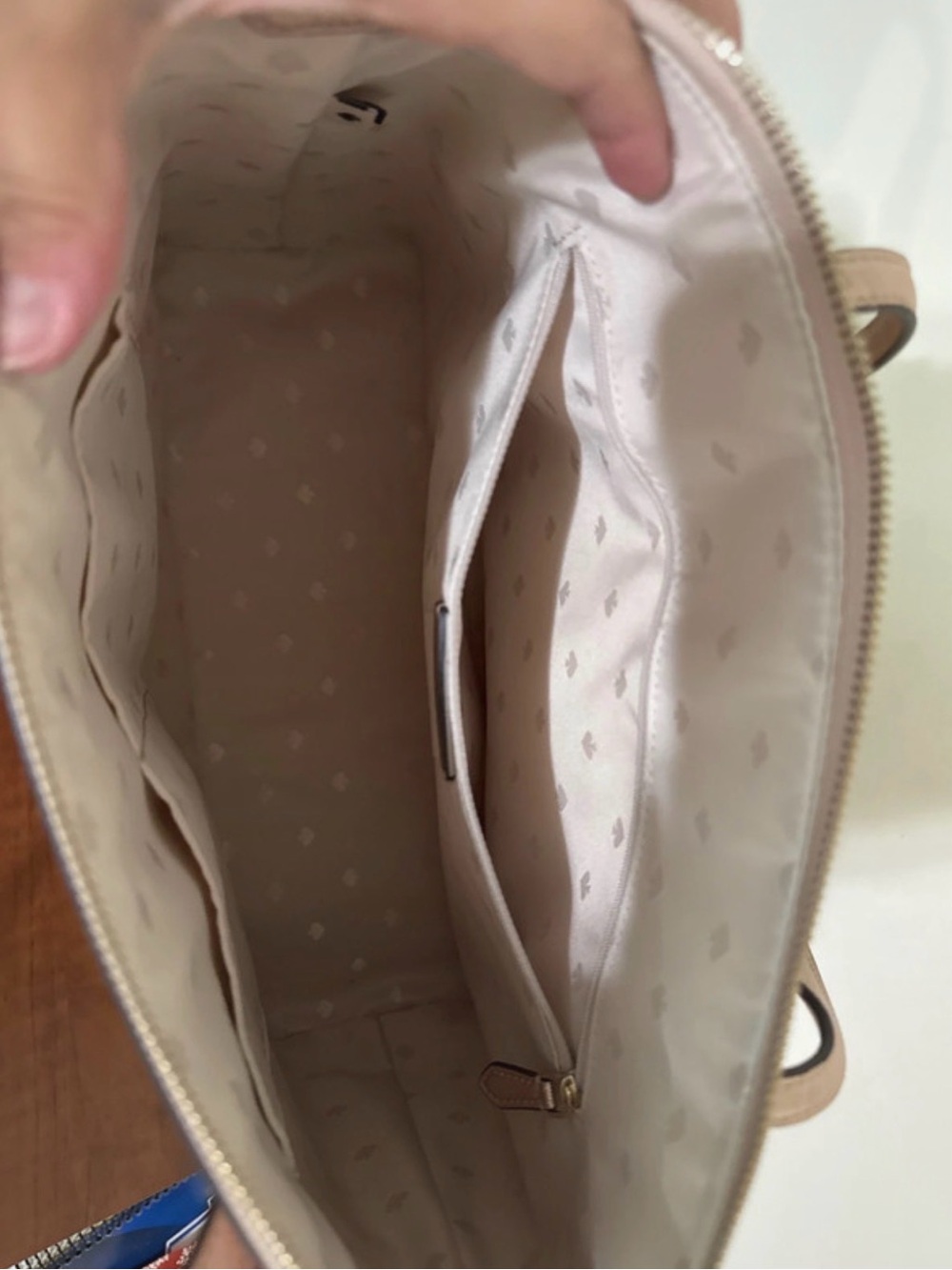 kate spade Glitter Tote in Rose Gold - Picture 4 of 5